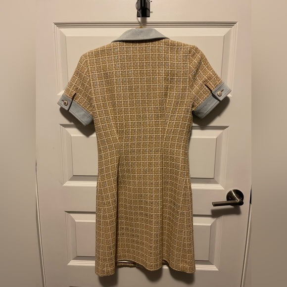 Sandro Tweed and Denim dress - Picture 5 of 7